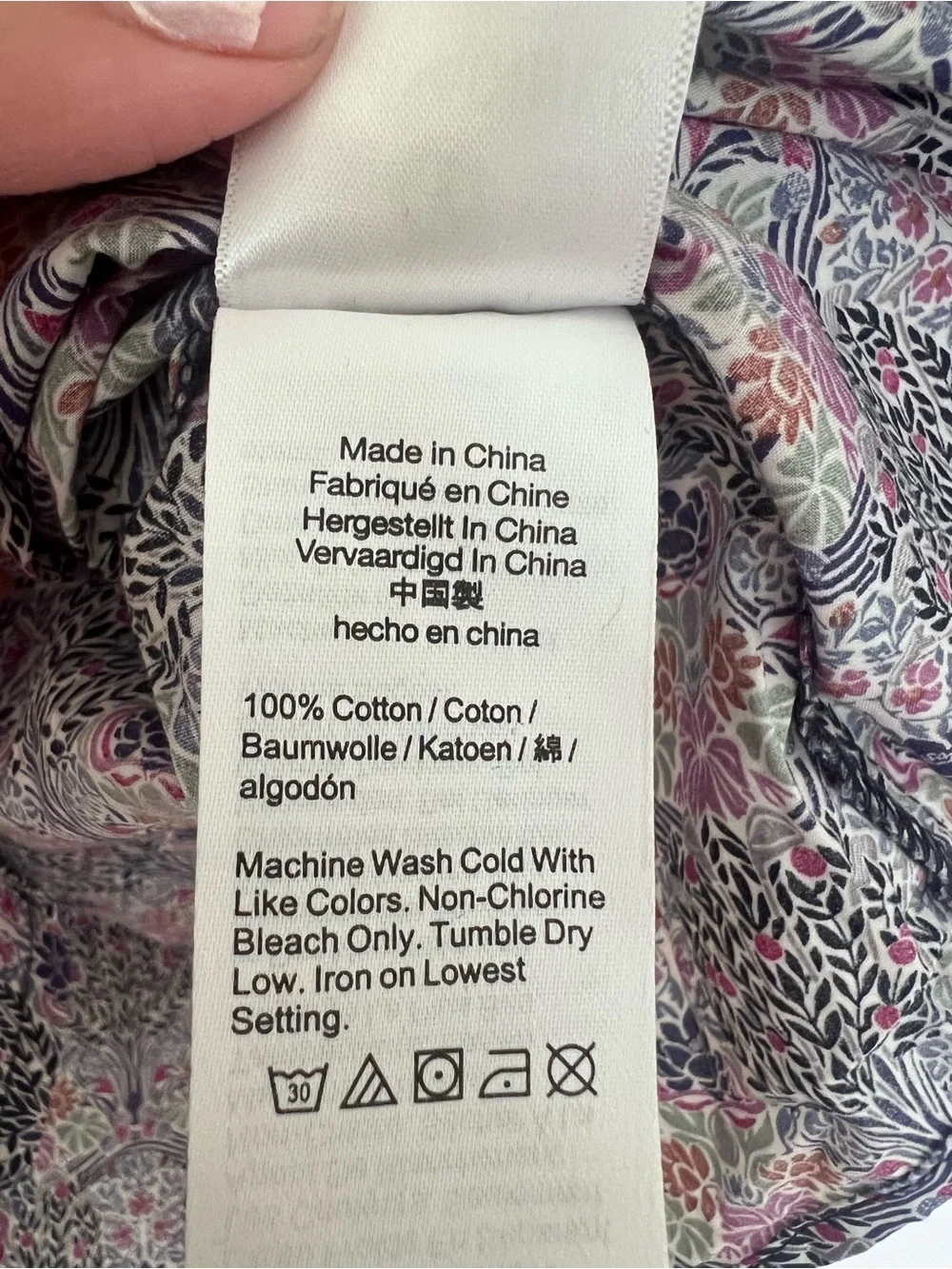 Liberty Fabric x J.Crew Club Nouveau Floral Button-Front Dress